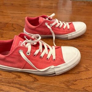 Converse All Star Low Top Sneakers Coral Pink | Women’s 8